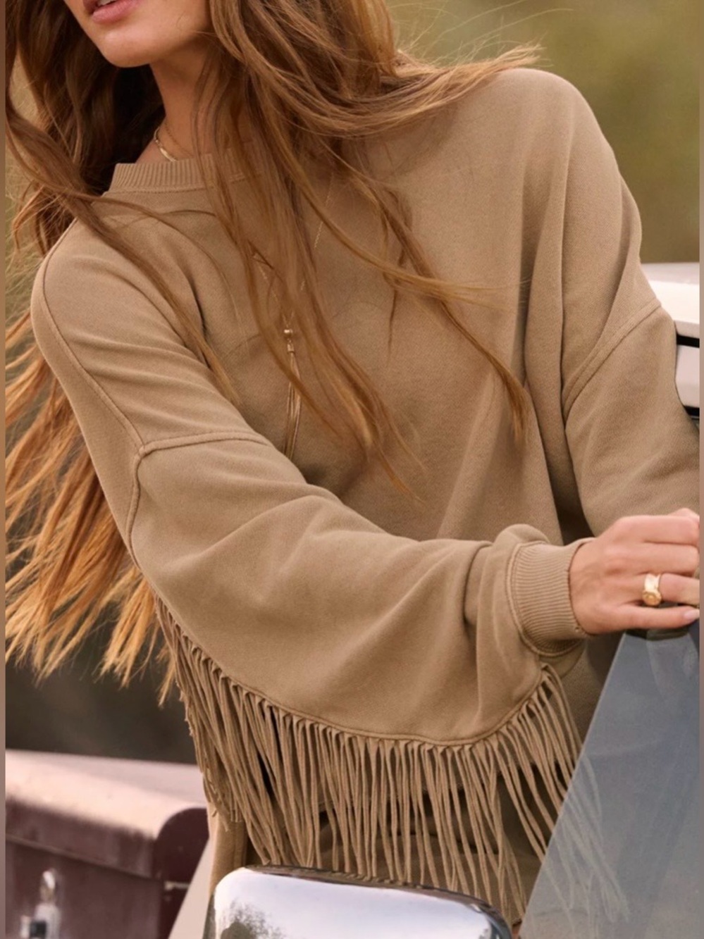 aerie Festival Fringe Crew Sweatshirt